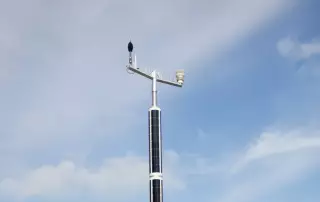 Soluxio smart Mast mit mehreren Sensoren