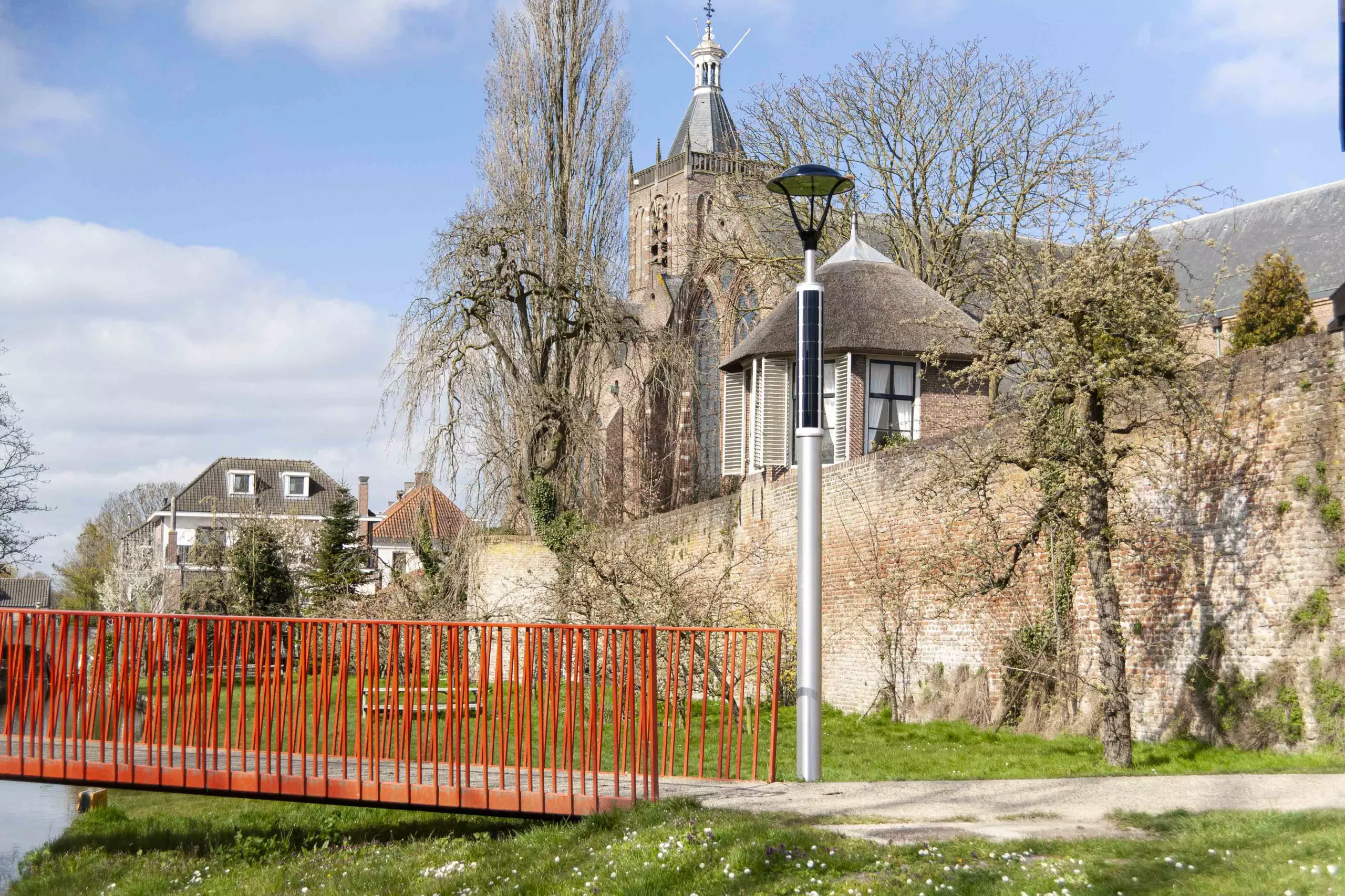Soluxio Solar Fußgängerbeleuchtung in Vianen, die Niederlande