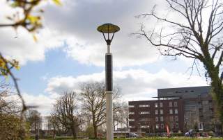 Soluxio Solar Fußgängerbeleuchtung Vianen im Frühling