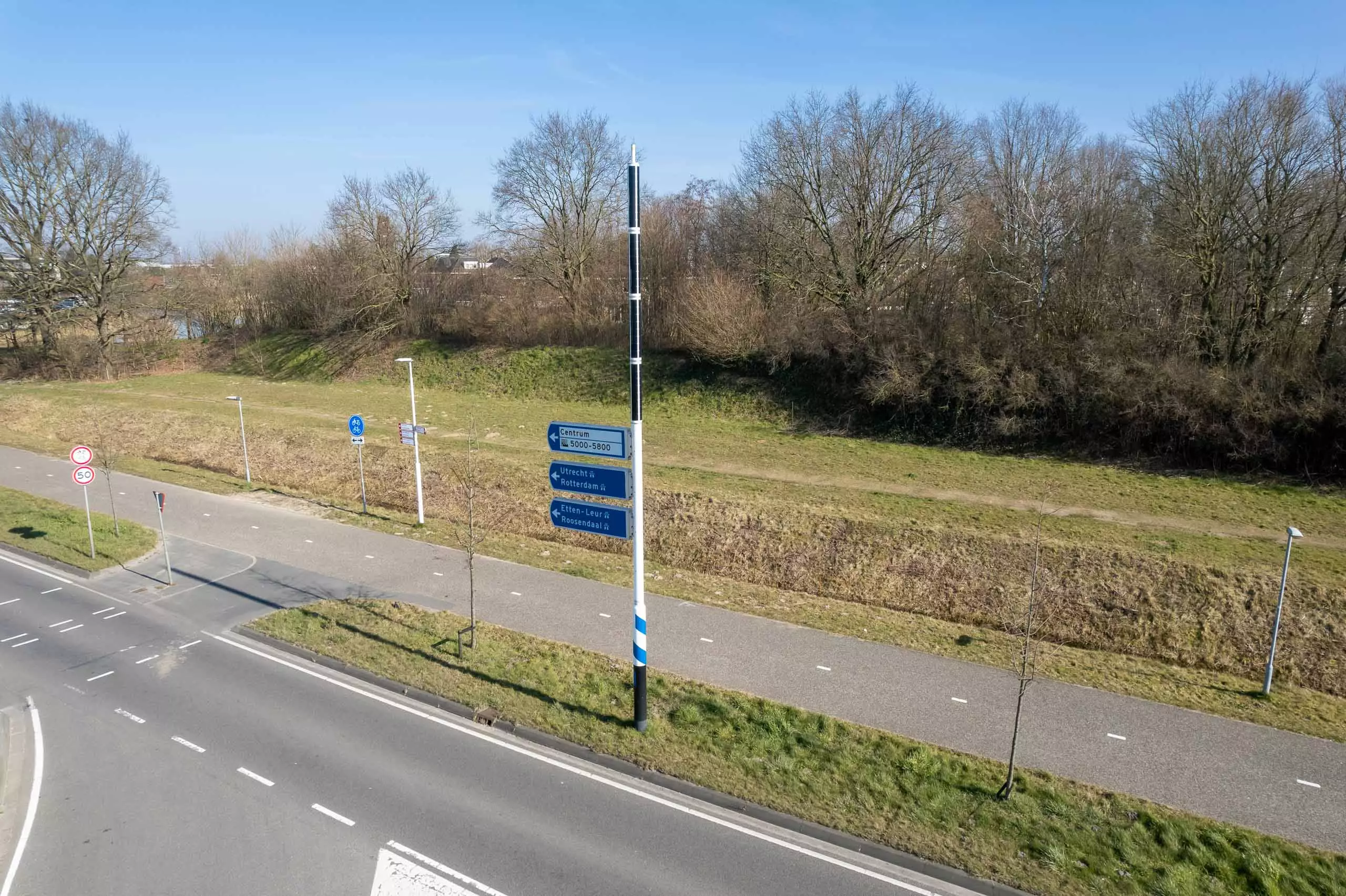 Soluxio lichtwegwijzer op zonne-energie