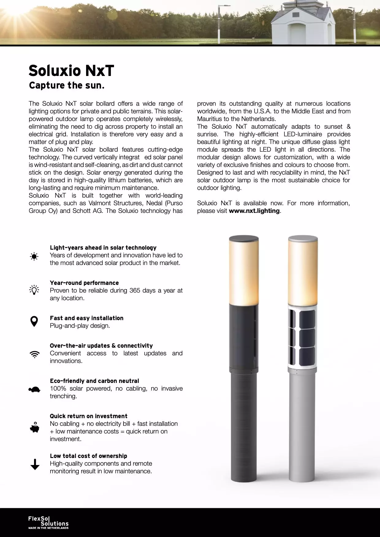 Prospekt Soluxio NxT Solarpoller